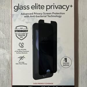ZAGG Invisible Shield Glass Elite Privacy+ for iPhone SE 3rd & 2nd Gen, 8/7/6s/6